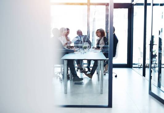 Teamwork,,Strategy,And,Meeting,With,Business,People,In,Office,For